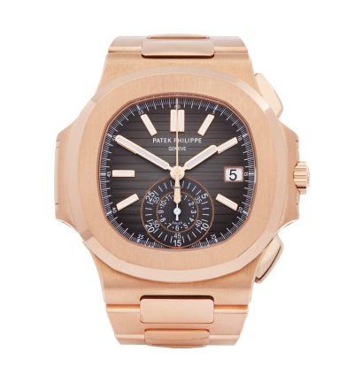 Patek Philippe Nautilus Chronograph New Buckle 18k Rose Gold 5980 1r-001 - Ats-w007762