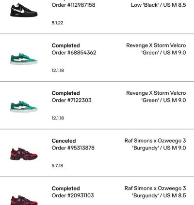 with Reciept Nike Air Force 1 Low Off White