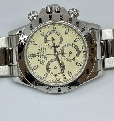 Rolex Daytona Lemon Cream Dial Serial Full Set