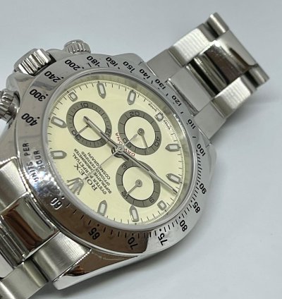 Rolex Daytona Lemon Cream Dial Serial Full Set