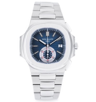 Patek Philippe Nautilus Chronograph Ref 5980-1a-001 Geneva Seal Stainless Steel 2009