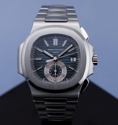 Patek Philippe Nautilus Chronograph Ref 5980-1a-001 Geneva Seal Stainless Steel 2009