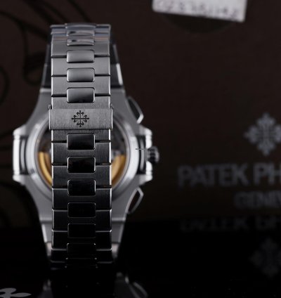 Patek Philippe Nautilus Chronograph Ref 5980-1a-001 Geneva Seal Stainless Steel 2009
