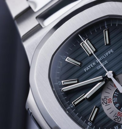 Patek Philippe Nautilus Chronograph Ref 5980-1a-001 Geneva Seal Stainless Steel 2009