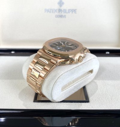Patek Philippe Nautilus Chronograph Rose Gold 2020 Full Set