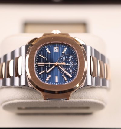 Patek Philippe Nautilus Chronograph Stahl Ros Gold - 2021 - Deu - Zustand Sehr Gut - Fullset