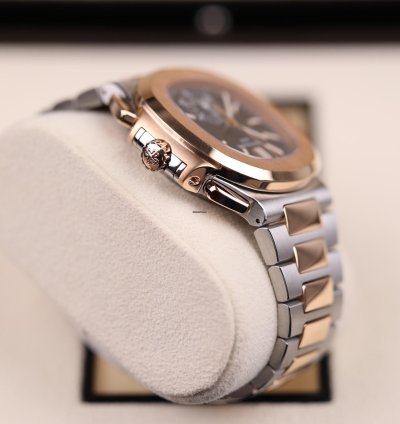 Patek Philippe Nautilus Chronograph Stahl Ros Gold - 2021 - Deu - Zustand Sehr Gut - Fullset