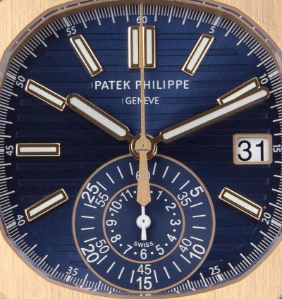 Patek Philippe Nautilus Chronograph Stainless Steel 18kt Rose Gold 5980-1ar