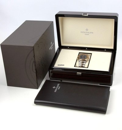 Patek Philippe Nautilus Chronograph Stainless Steel 18kt Rose Gold 5980-1ar