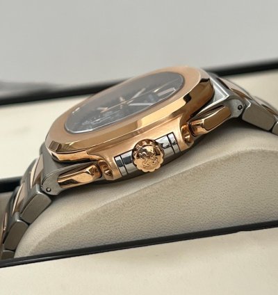 Patek Philippe Nautilus Chronograph Steel Rose Gold 5980 1ar-001