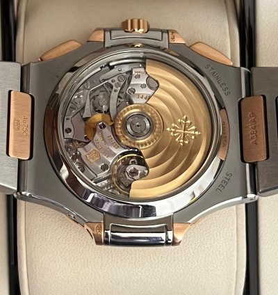 Patek Philippe Nautilus Chronograph Steel Rose Gold 5980 1ar-001