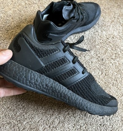 -3 Pure Boost Black Black Size 9
