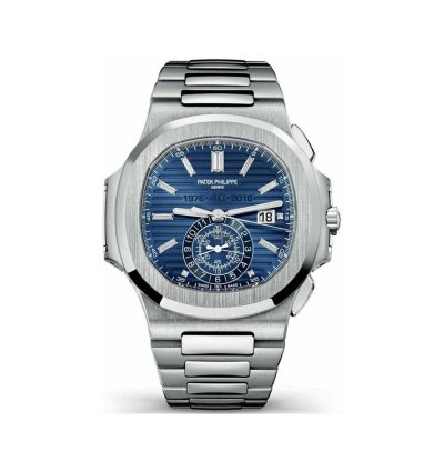 Patek Philippe Nautilus Chronograph White Gold Blue Dial 44mm 5976 1g-001