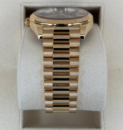 Rolex Day-date 40 New 2024 Day-date 40mm 228238 Presidential Black Diamond Baguette Dial