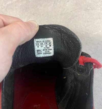 -3 Yohji Yamamoto Adidas Red Low Top Sneakers