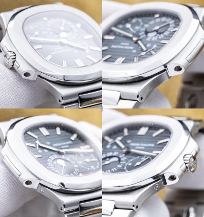 Patek Philippe Nautilus Complete Set Moon Phase Stainless Steel 40mm 5712 1a