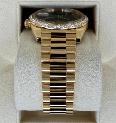 Rolex Day-date 40 New 2024 Day-date 40mm 228348rbr Presidential Diamond Bezel Green Dial