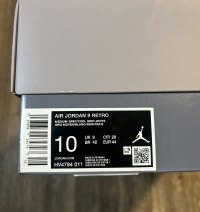 Ds Jordan 9 Cool Grey