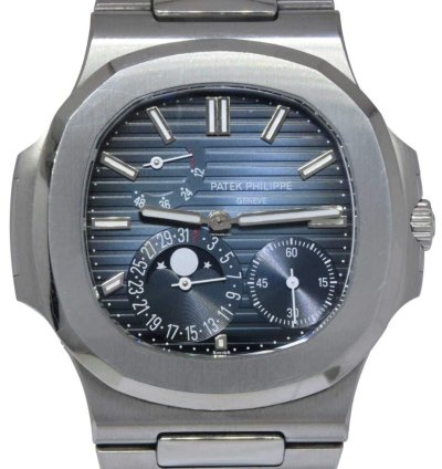 Patek Philippe Nautilus Complication Steel Blue Dial Watch 14 5712 1a