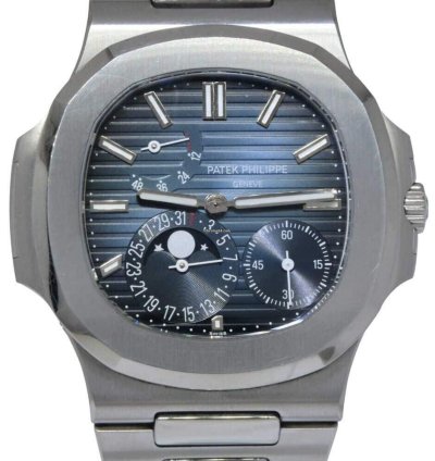 Patek Philippe Nautilus Complication Steel Blue Dial Watch 14 5712 1a