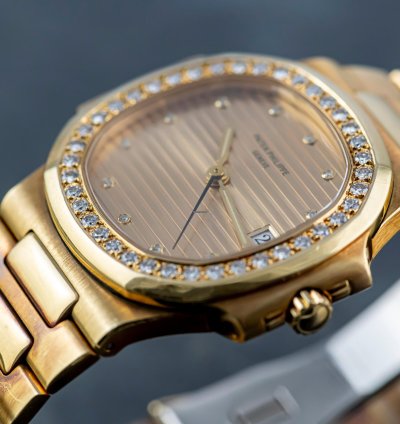 Patek Philippe Nautilus Diamond 3800 Perfect Condition