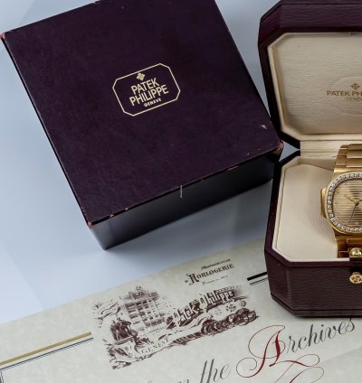 Patek Philippe Nautilus Diamond 3800 Perfect Condition