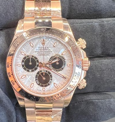 Rolex Daytona Meteorite Dial Full Rose Gold