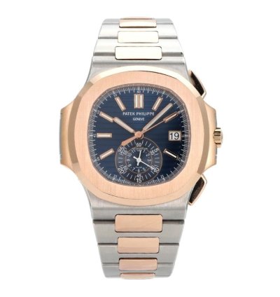 Patek Philippe Nautilus Edelstahl 18 Kt Rosegold Ref 5980 1ar-001