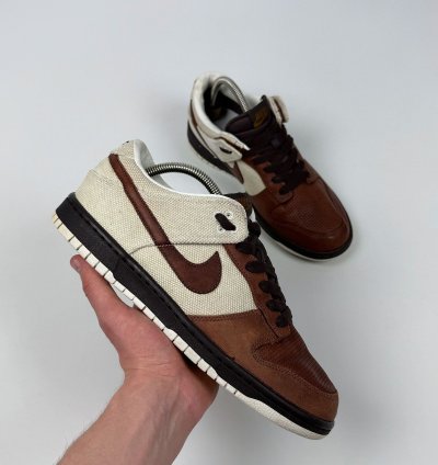 00s Vintage Nike Dunk Low Premium Light British Tan Sneakers