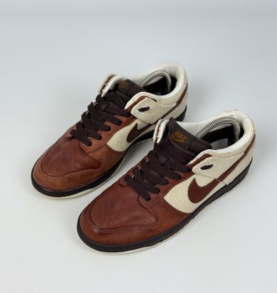 00s Vintage Nike Dunk Low Premium Light British Tan Sneakers