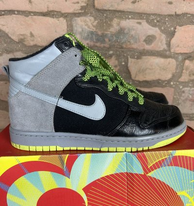 00s Vintage Nike Sb Dunk High Wrinkled Patent