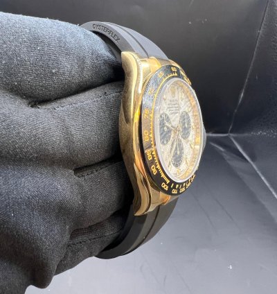 Rolex Daytona Meteorite Dial Full Yellow Gold Oysterflex