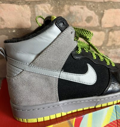 00s Vintage Nike Sb Dunk High Wrinkled Patent