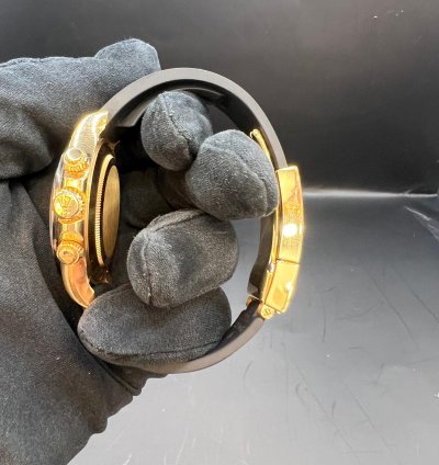 Rolex Daytona Meteorite Dial Full Yellow Gold Oysterflex