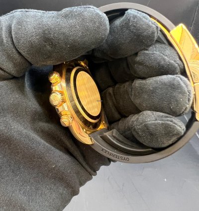 Rolex Daytona Meteorite Dial Full Yellow Gold Oysterflex