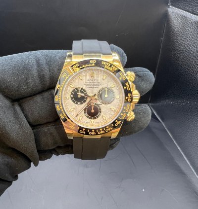 Rolex Daytona Meteorite Dial Full Yellow Gold Oysterflex