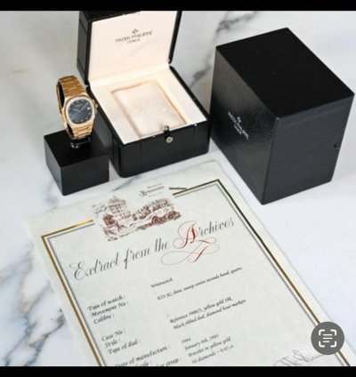 Patek Philippe Nautilus Exceptional And Extremely Rare With Box And Papers