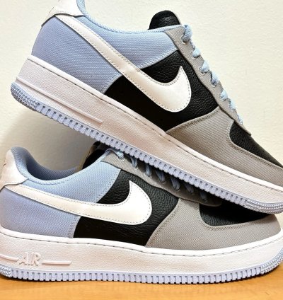 1 1 Nike Air Force 1 Low Unc Blue Black