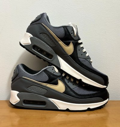 1 1 Nike Air Max 90 Black Grey Tan