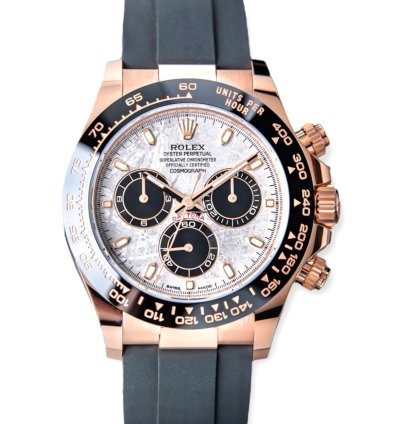 Rolex Daytona Meteorite Dial Unworn Full Set Rose Gold 116515ln