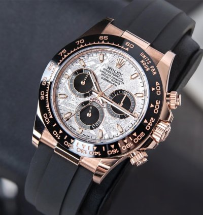 Rolex Daytona Meteorite Dial Unworn Full Set Rose Gold 116515ln
