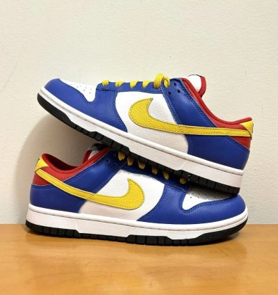 1 1 Nike Dunk Low Red Blue Yellow White