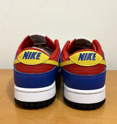 1 1 Nike Dunk Low Red Blue Yellow White
