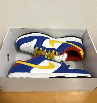 1 1 Nike Dunk Low Red Blue Yellow White