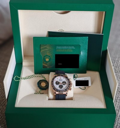 Rolex Daytona Meteorite Rose Gold Oysterflex