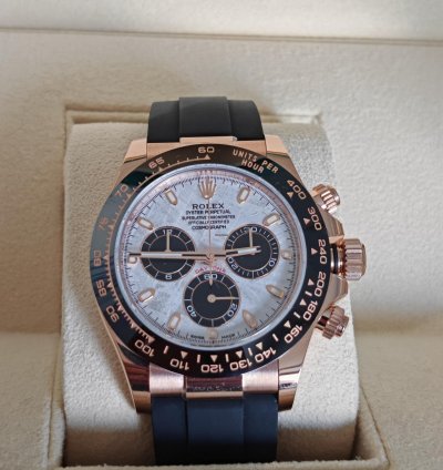 Rolex Daytona Meteorite Rose Gold Oysterflex