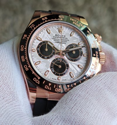 Rolex Daytona Meteorite Rose Gold Oysterflex