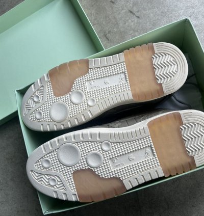 10 5 Off White Out Of Office Low Size 44 - Croc Skin Ds