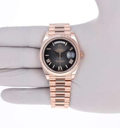 Rolex Day-date 40 New 2025 228235 Slate Ombre President Rose Gold