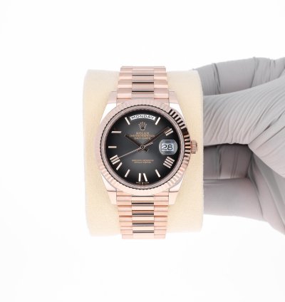Rolex Day-date 40 New 2025 228235 Slate Ombre President Rose Gold